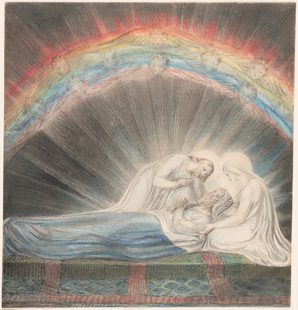 Pyhän Joosefin kuolema tekijältä William Blake