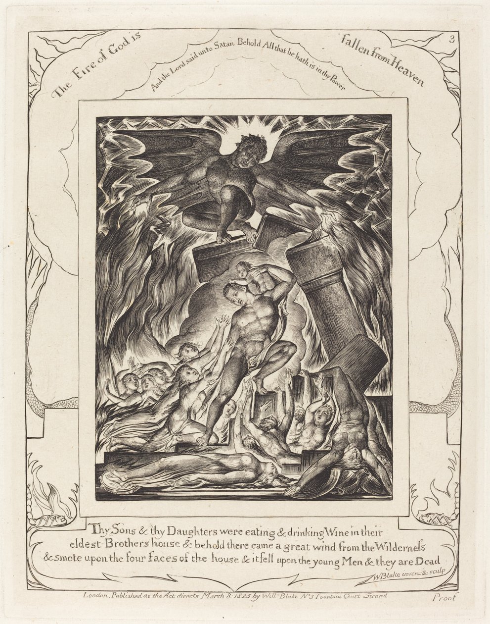 Jobin poikien tuhoaminen tekijältä William Blake