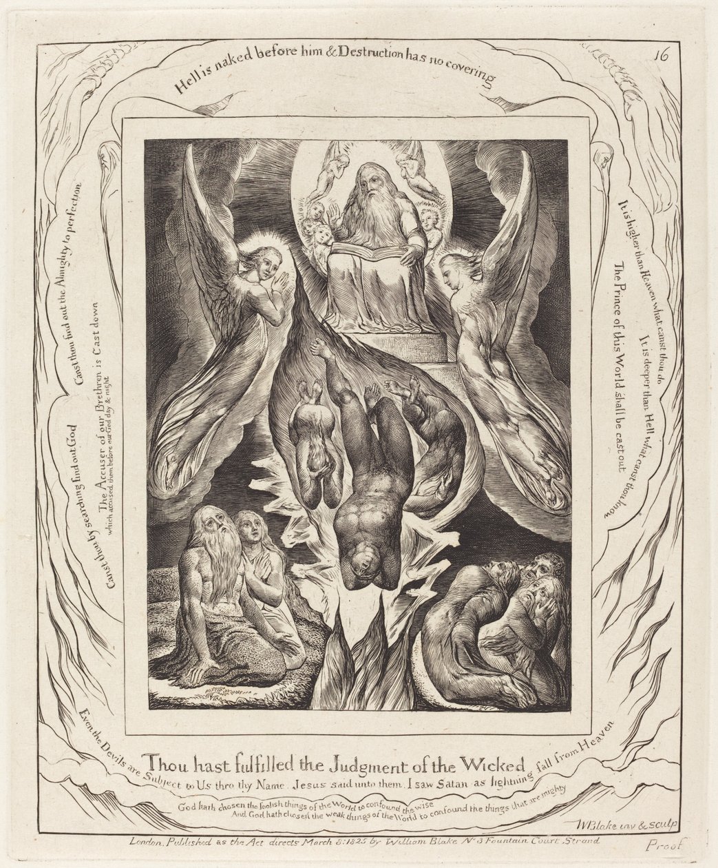 Saatanan lankeemus tekijältä William Blake