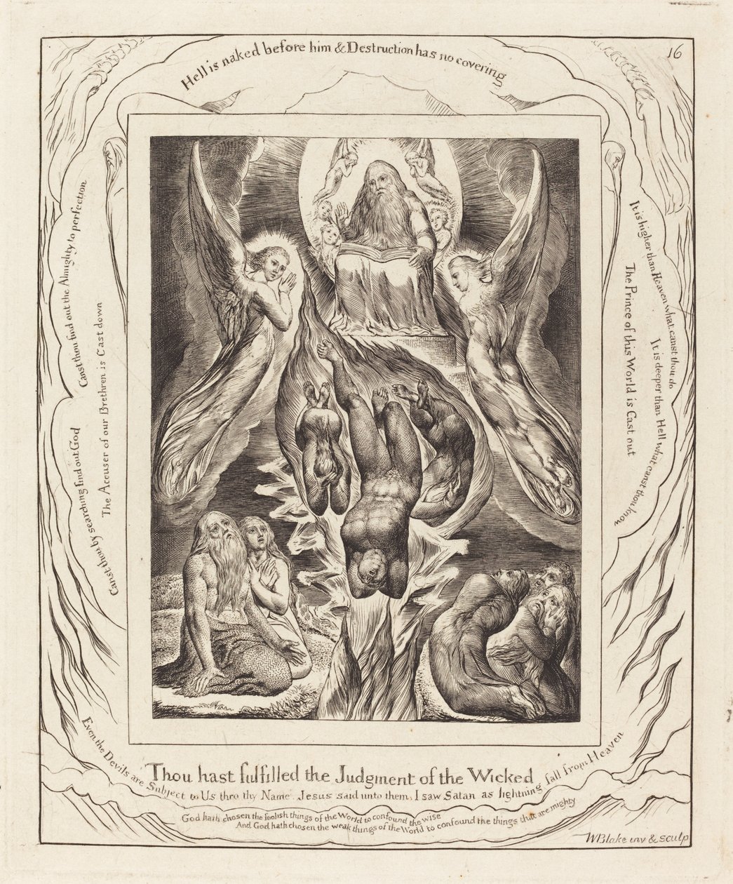 Saatanan lankeemus tekijältä William Blake
