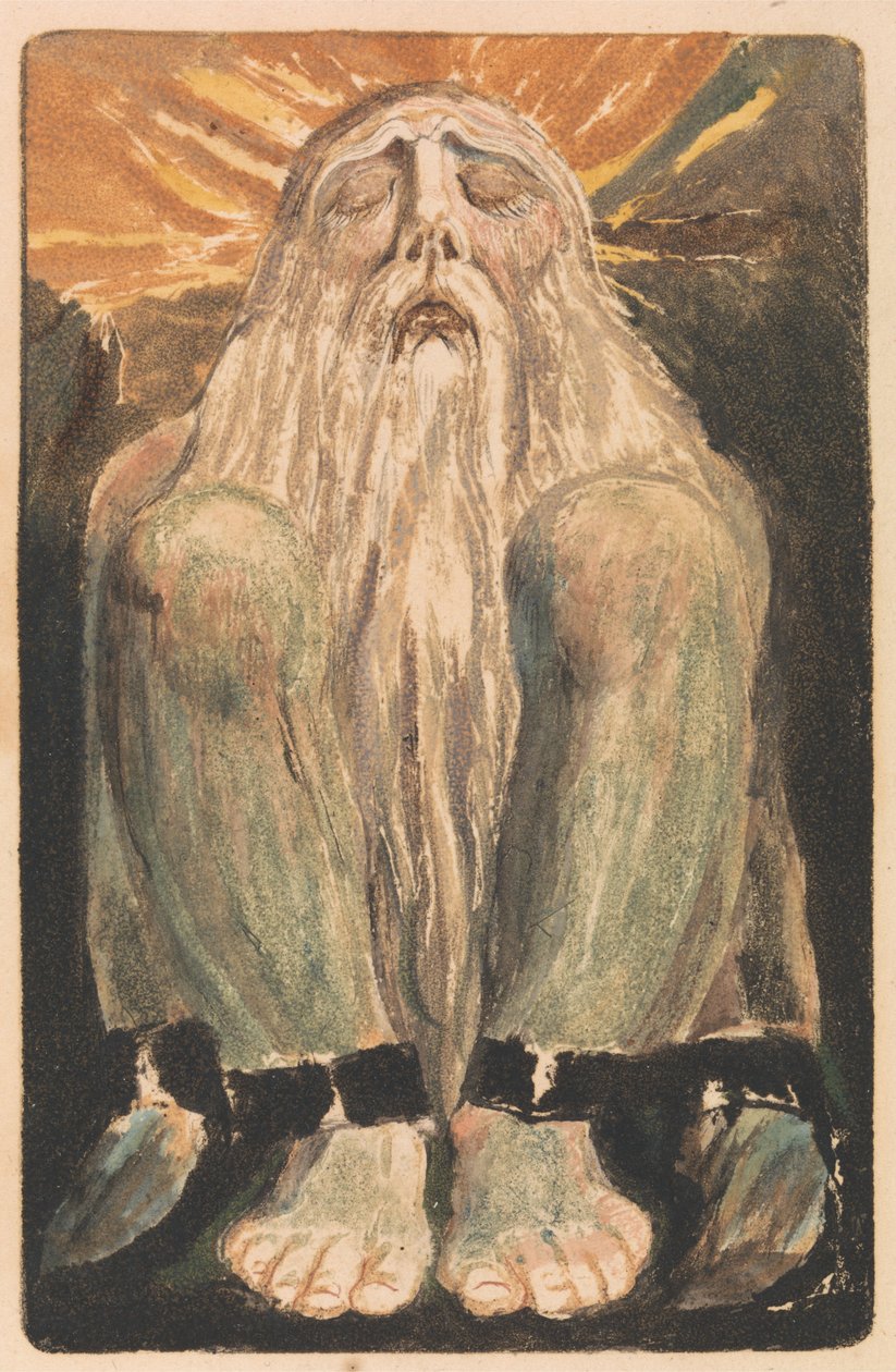 Urizenin ensimmäinen kirja, levy 12 (Bentley 22) tekijältä William Blake