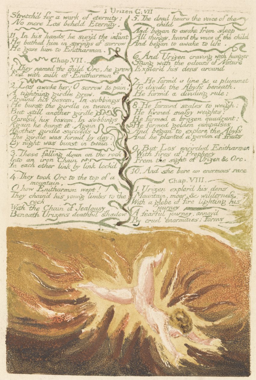 The First Book of Urizen, levy 19, 