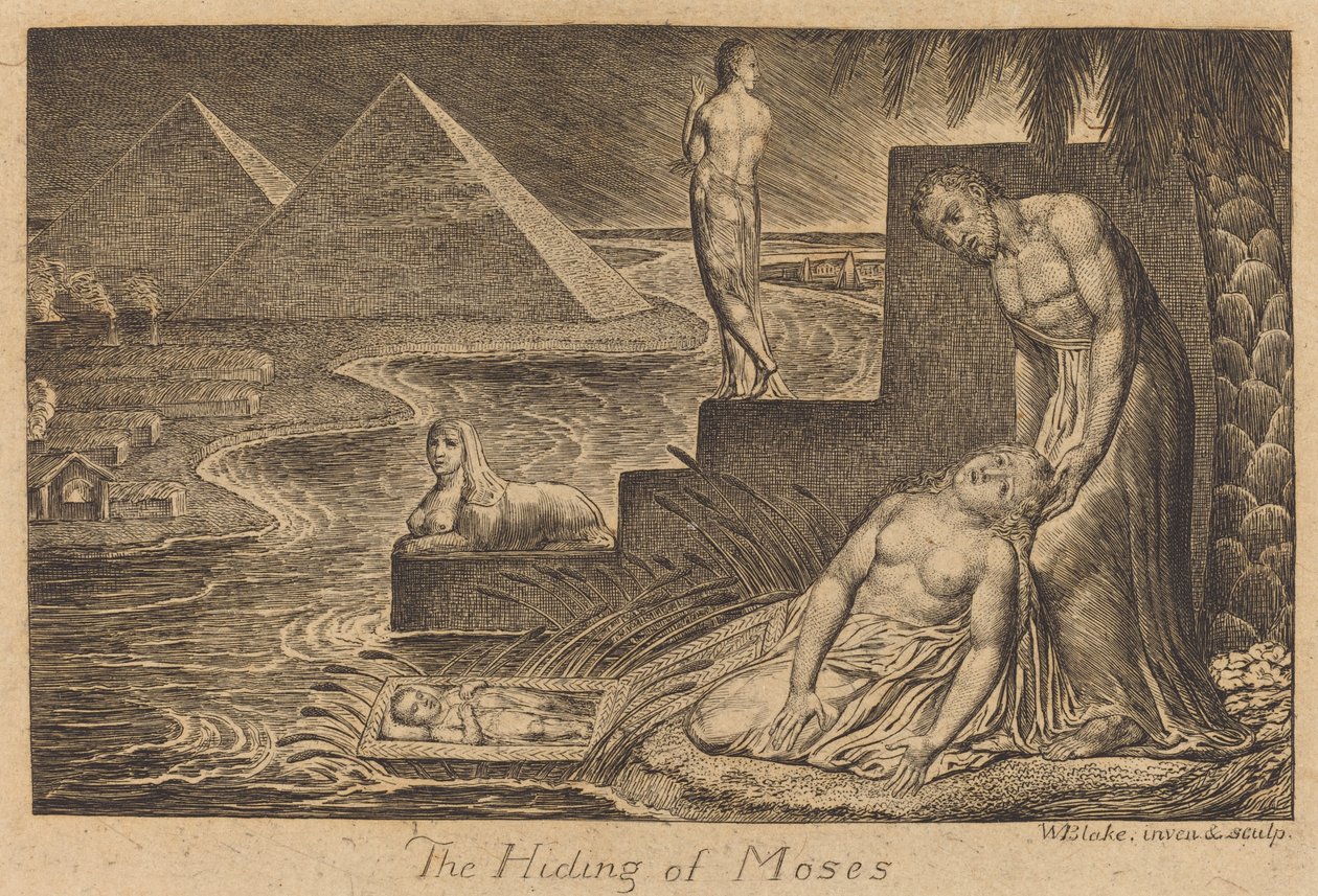 Mooseksen piiloutuminen tekijältä William Blake