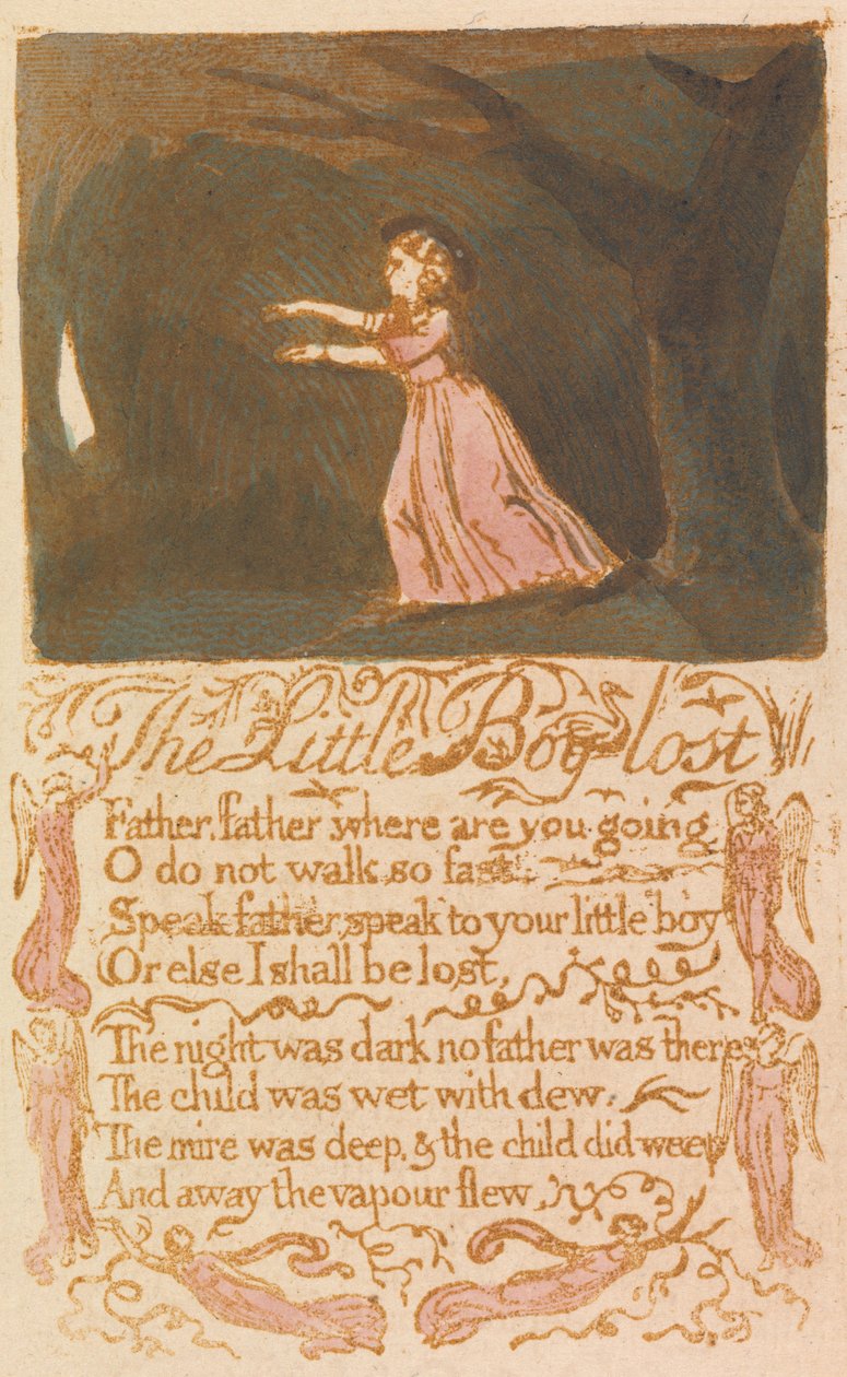 Der kleine verlorene Junge (Platte 20) tekijältä William Blake