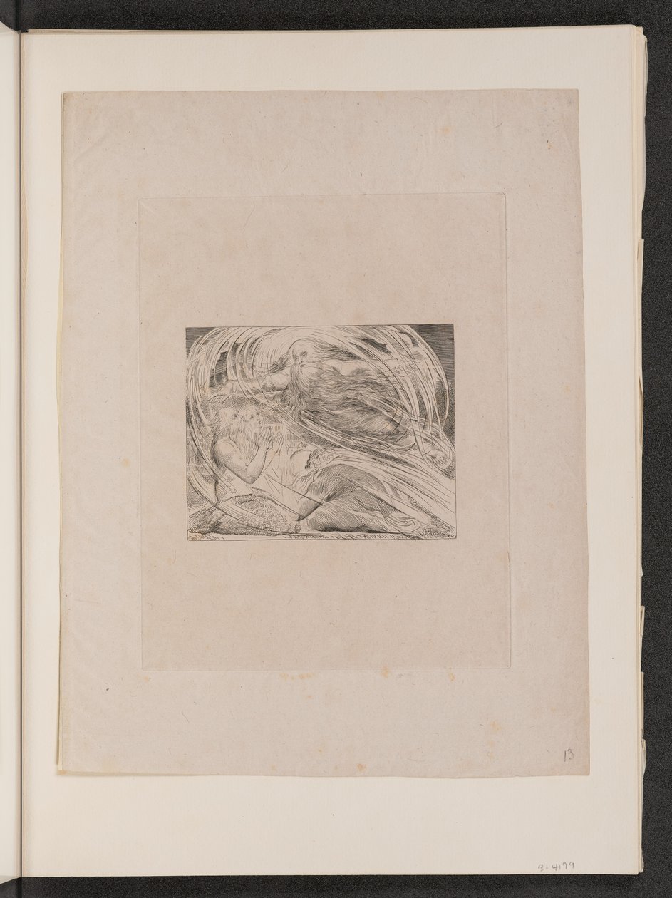 Herra vastaa Jobille pyörteestä tekijältä William Blake