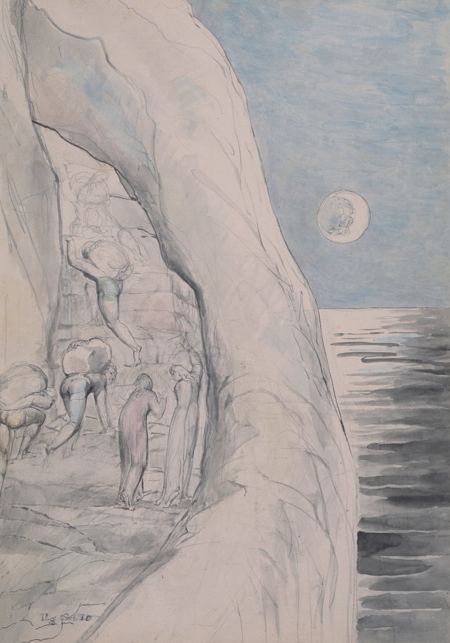 Ylpeät valtavien kuormitustensa alla 1824-27 tekijältä William Blake