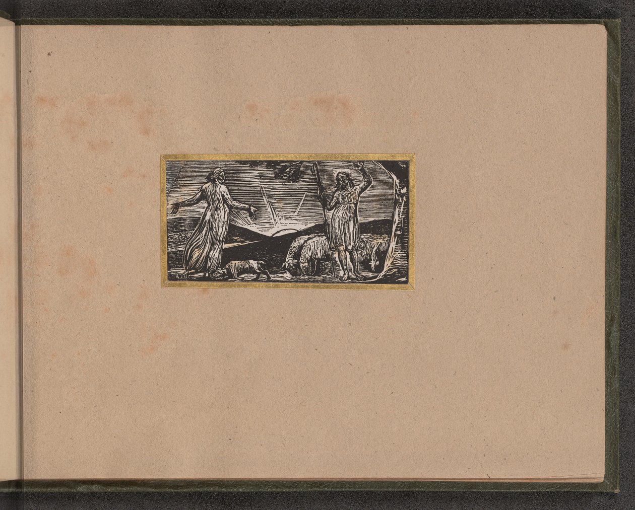 Thenot Remonstrates Colinetin kanssa, 1821. tekijältä William Blake