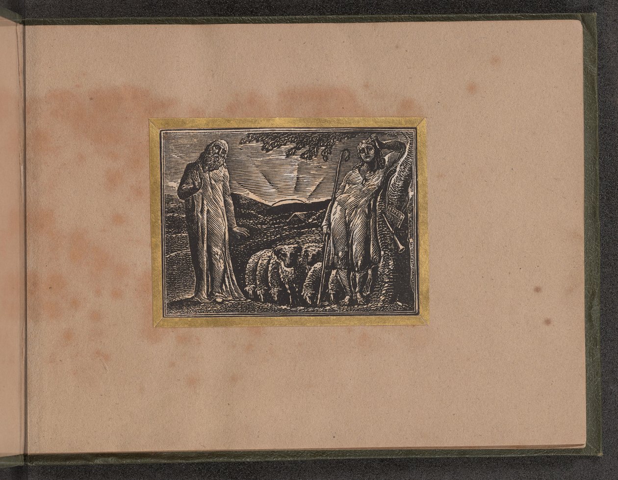 Thenot ja Colinet, 1821. tekijältä William Blake