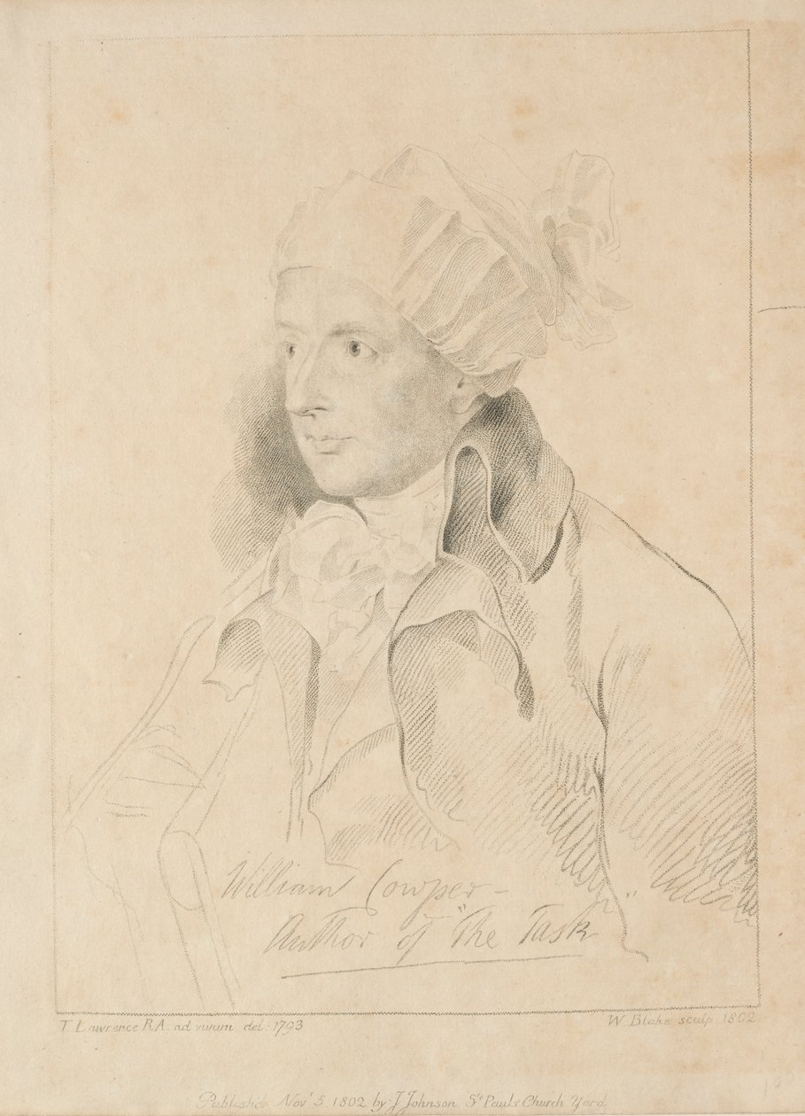 William Cowper, 1802. tekijältä William Blake
