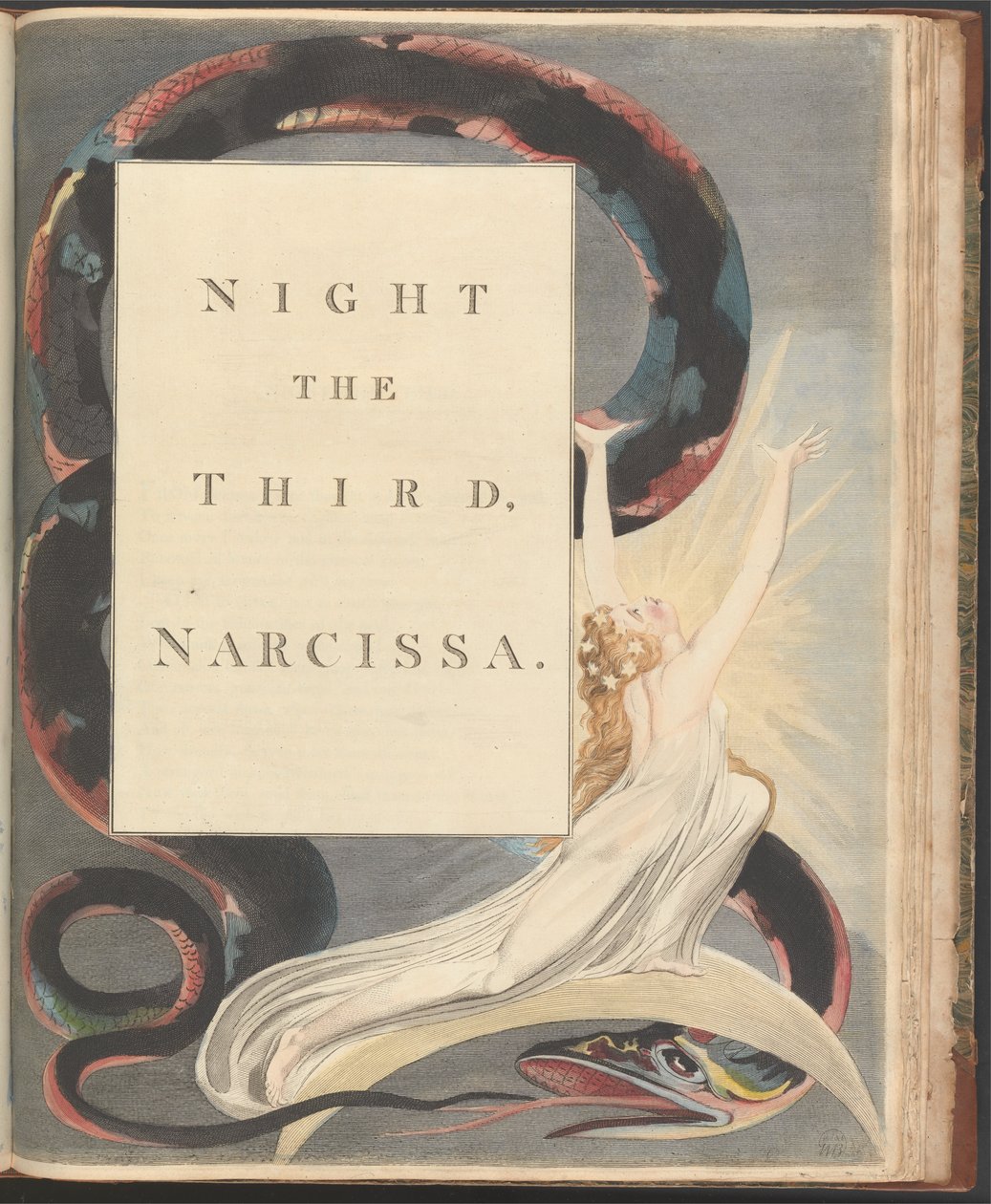 Youngin yön ajatukset, Sivu 43, Yö kolmas, Narcissa. tekijältä William Blake