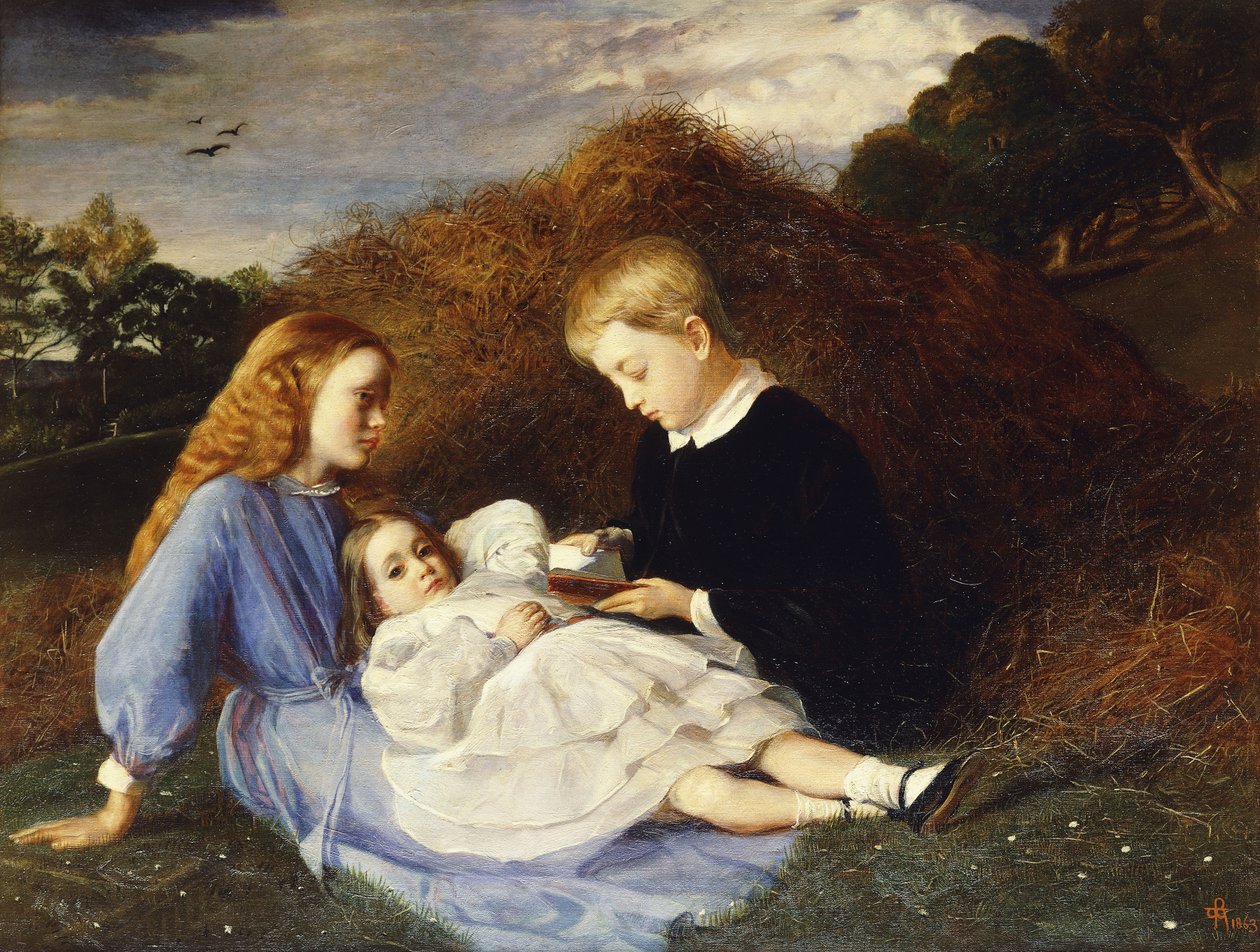 Amy, Dorothea ja Hungerford Wren Hoskyns, 1863 tekijältä William Blake Richmond