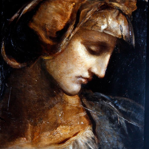 Classical Head Study, n. 1865 (öljy aluksella) tekijältä William Blake Richmond