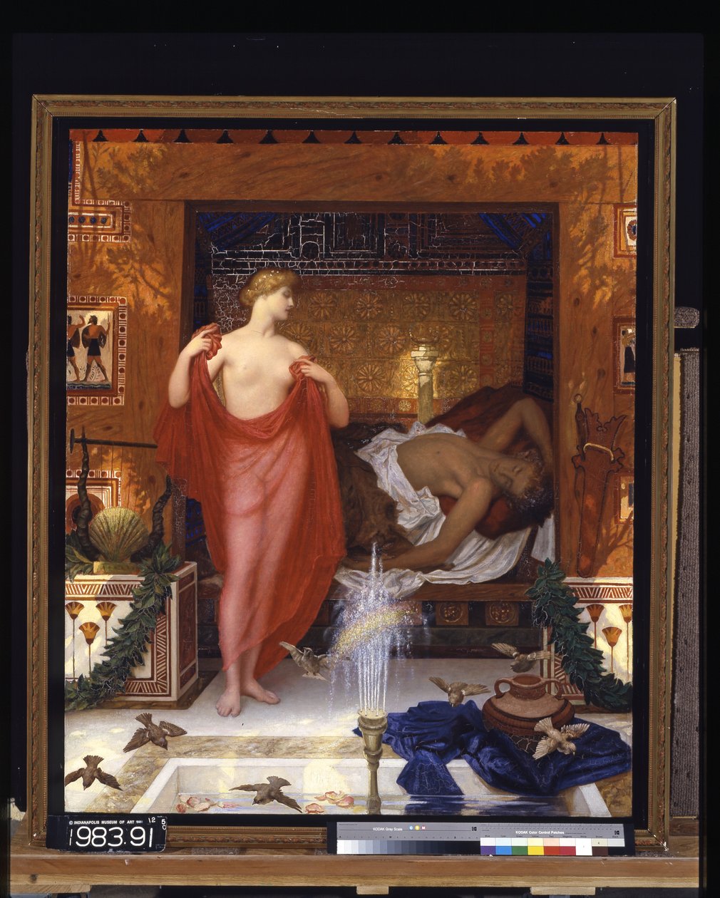 Hera Hephaistoksen talossa (öljy kankaalle) tekijältä William Blake Richmond