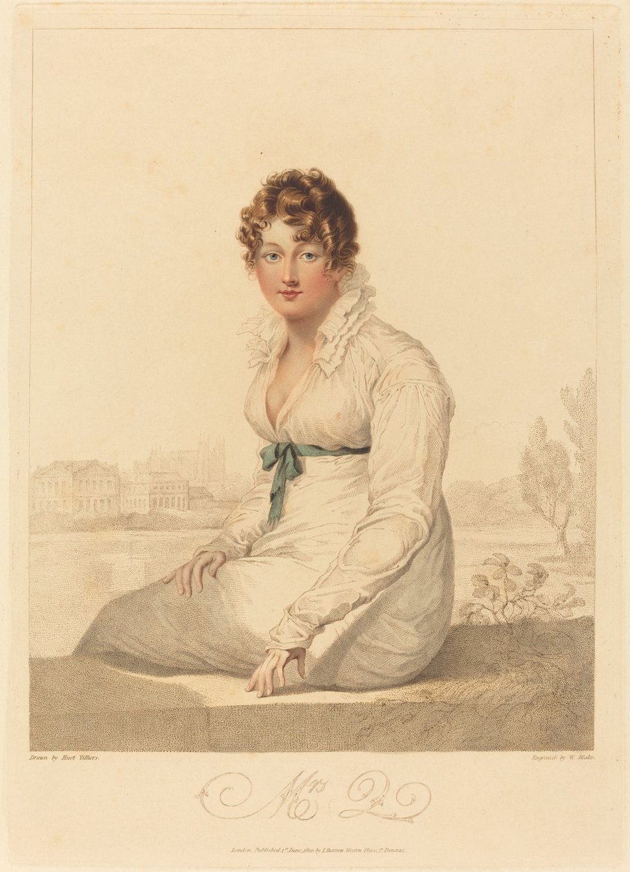 rouva Q. tekijältä William Blake after François Huet