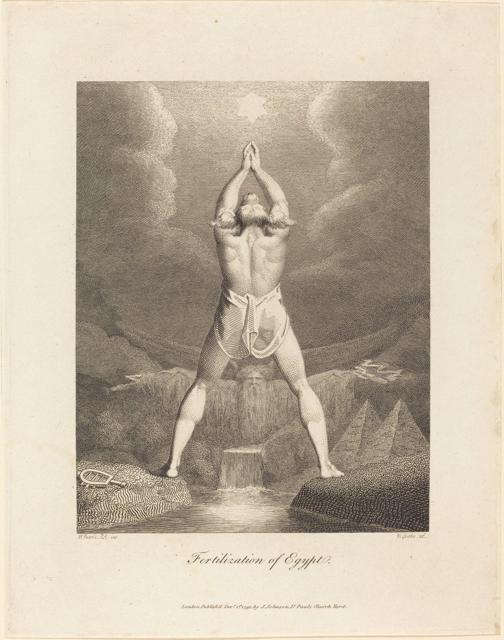 Egyptin lannoitus tekijältä William Blake after Henry Fuseli