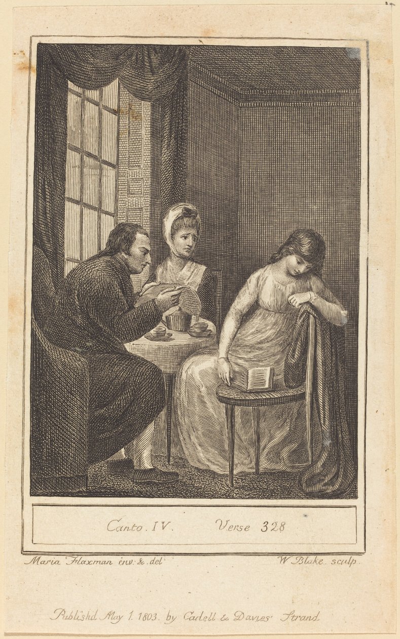 Canto IV, säe 328 tekijältä William Blake after Mary Ann Flaxman