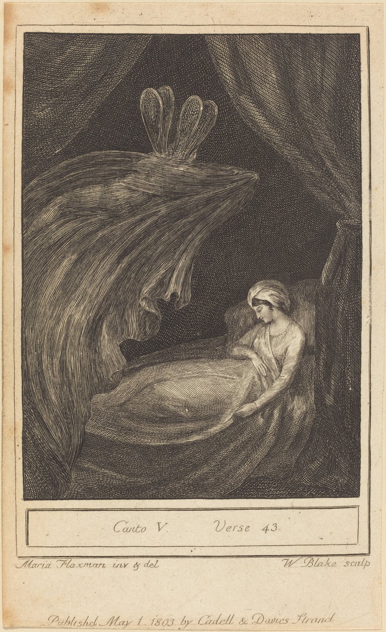 Canto V, säe 43 tekijältä William Blake after Mary Ann Flaxman