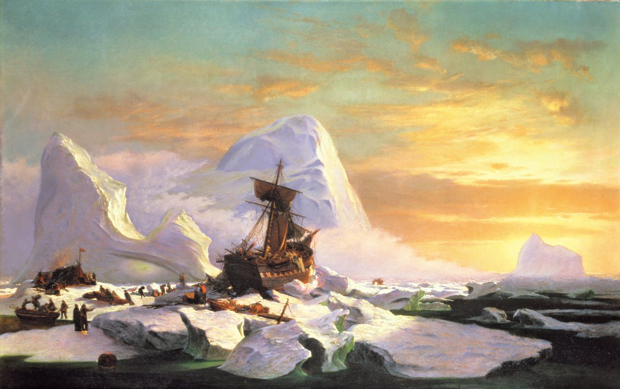 Murskattu jäässä tekijältä William Bradford