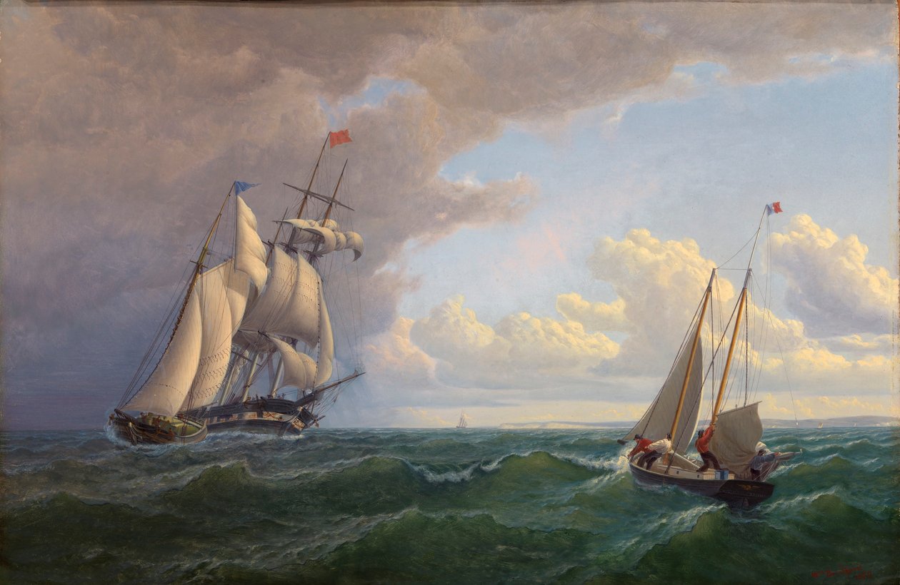 Valaja Vineyardin edustalla - Outward Bound tekijältä William Bradford