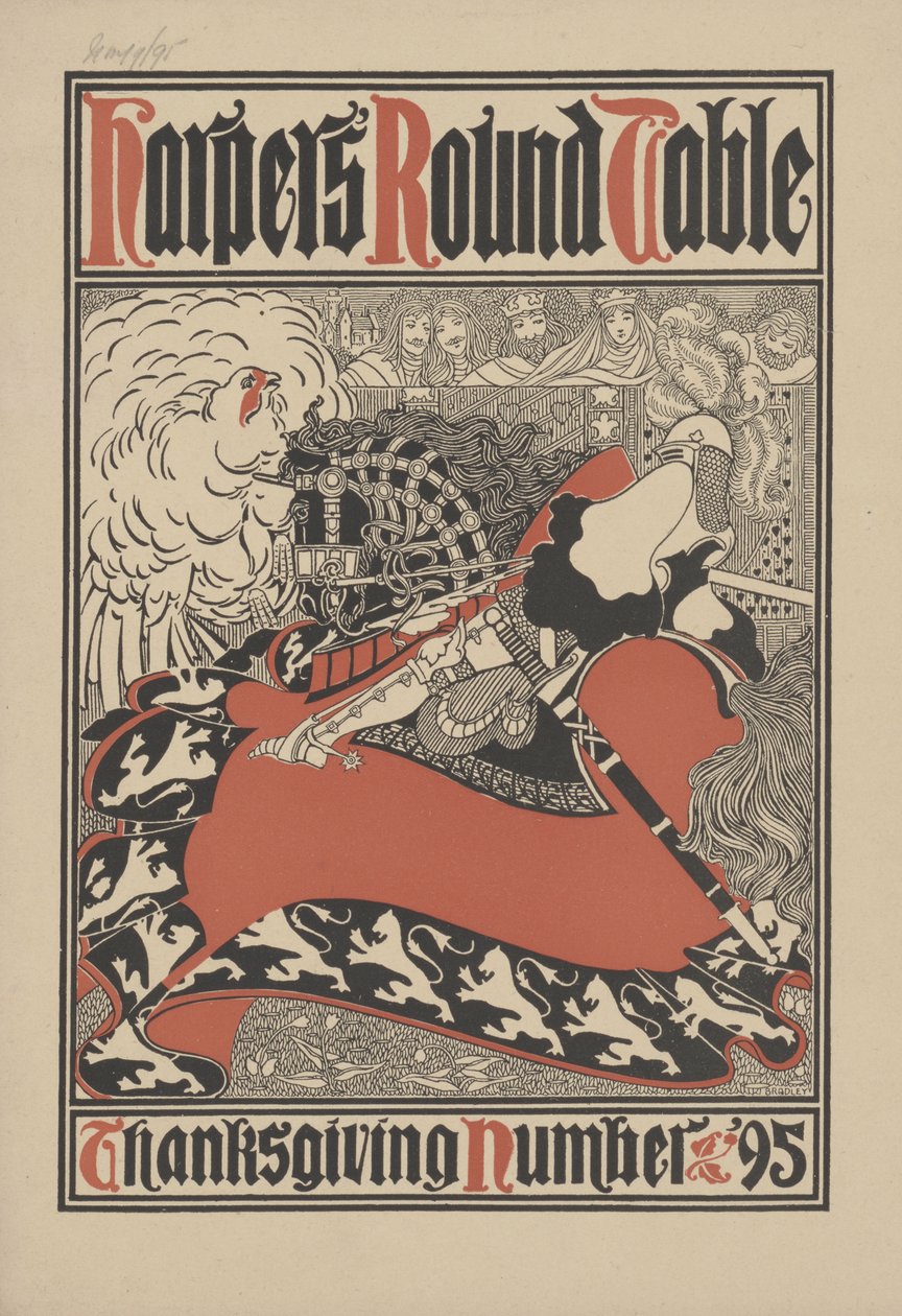 Harperin pyöreä pöytä - Kiitospäivän numero, 1895 tekijältä William Bradley