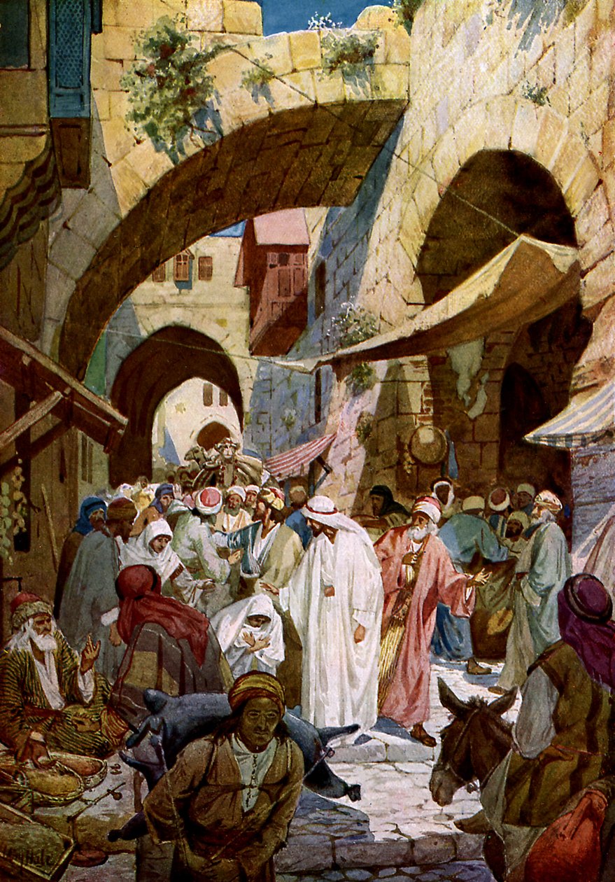 Jeesus parantaa sairaan naisen - Raamattu tekijältä William Brassey Hole