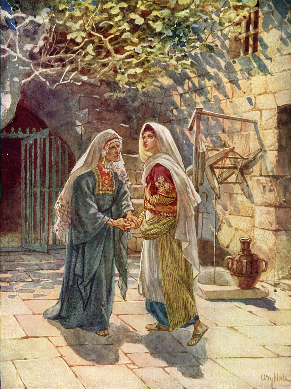 Maria menee Sakariaan taloon - Raamattu tekijältä William Brassey Hole