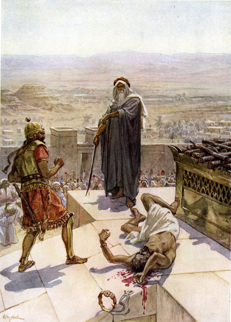 Samuel tappaa Agagin Gilgalissa - Raamattu - Raamattu tekijältä William Brassey Hole