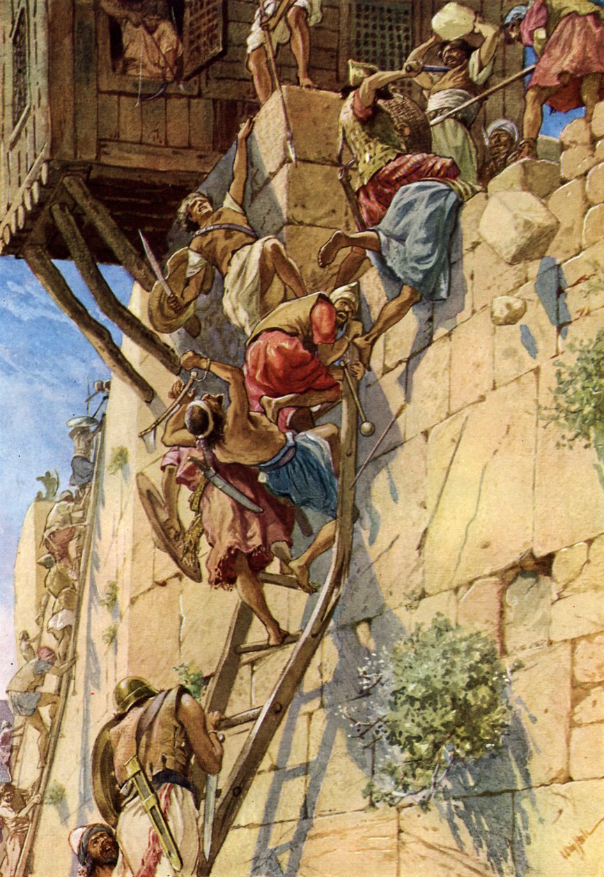 Jerusalemin valloitus jebusilaisilta - Raamattu tekijältä William Brassey Hole