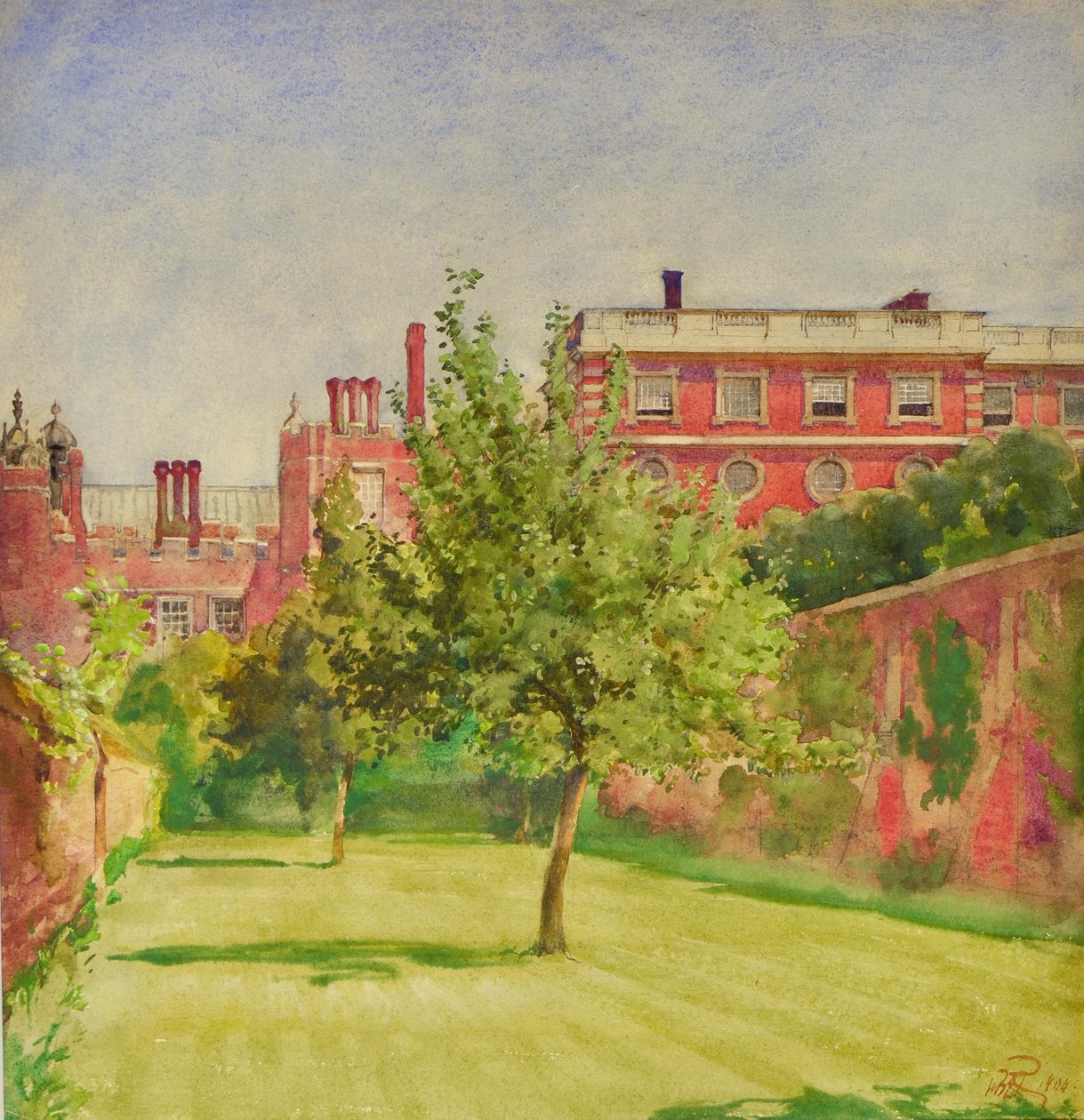 Hampton Court Yksityisestä puutarhasta tekijältä William Bruce Ellis Ranken