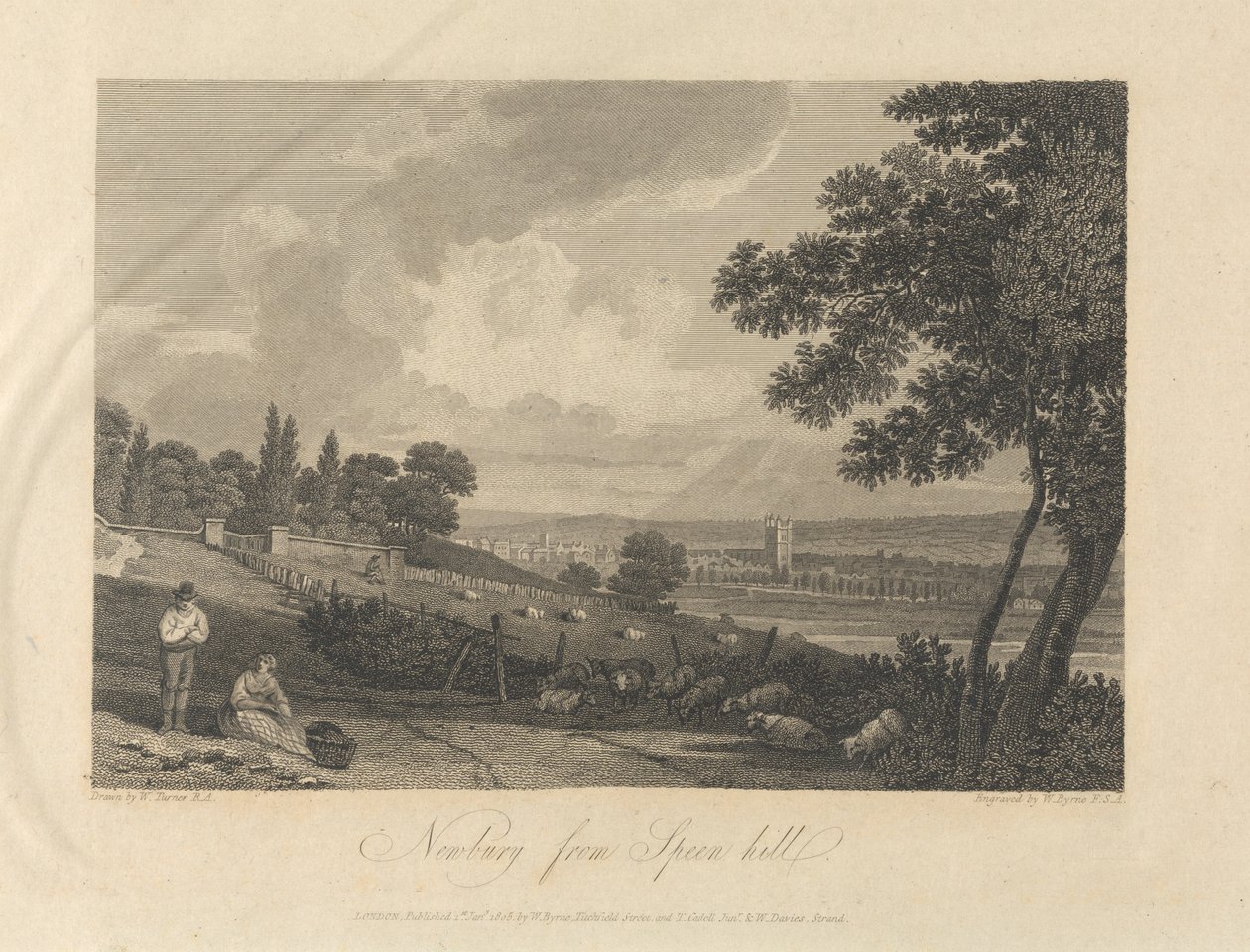 Newbury Speen Hillistä tekijältä William Byrne
