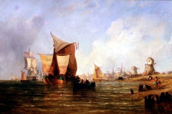 Toimitus Dortissa, Hollannissa tekijältä William Calcott Knell