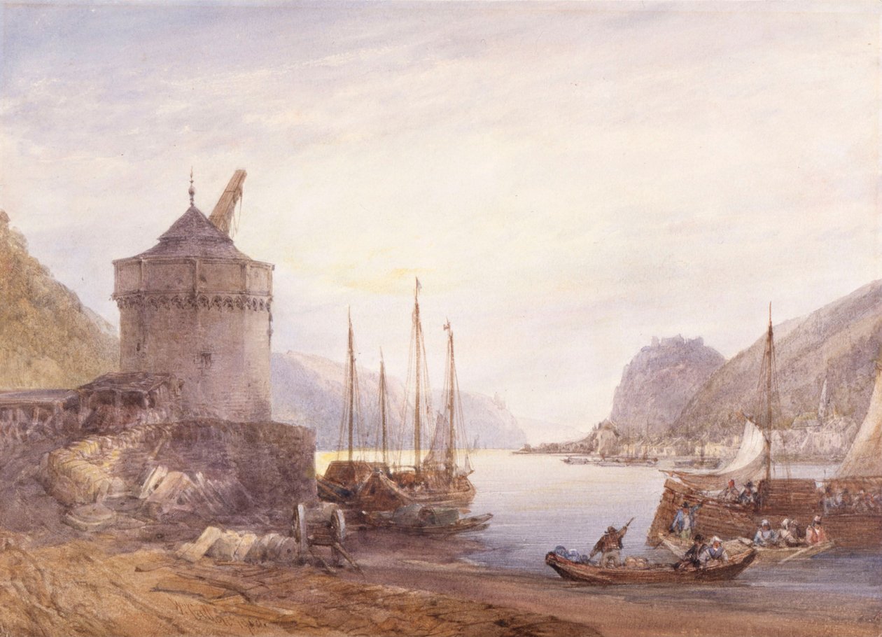Andernach Reinillä tekijältä William Callow