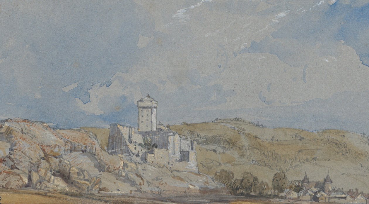 Lourdesin linna, 11. heinäkuuta 1836. tekijältä William Callow