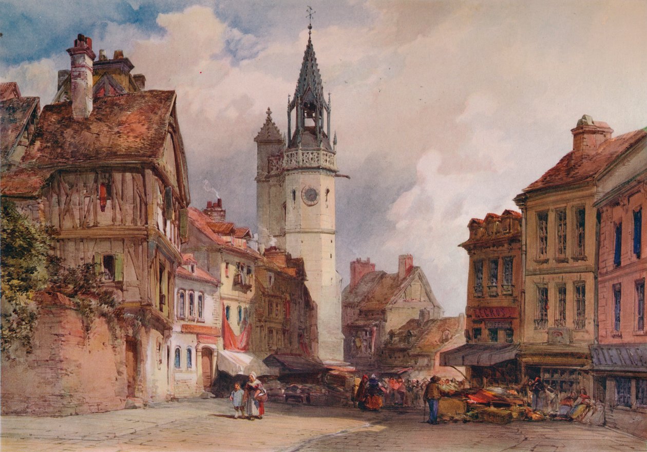 Évreux, 1855 tekijältä William Callow