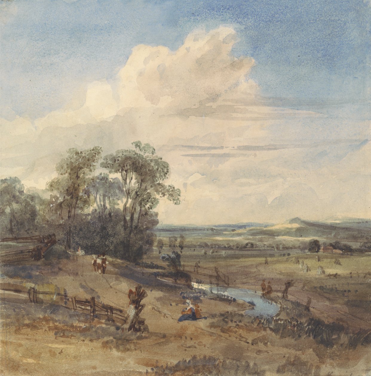 Paisagem após Wynants (no Louvre) finlandesa tekijältä William Callow