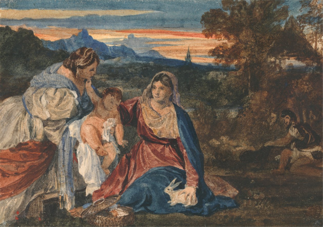 Madonna kanin kanssa tekijältä William Callow