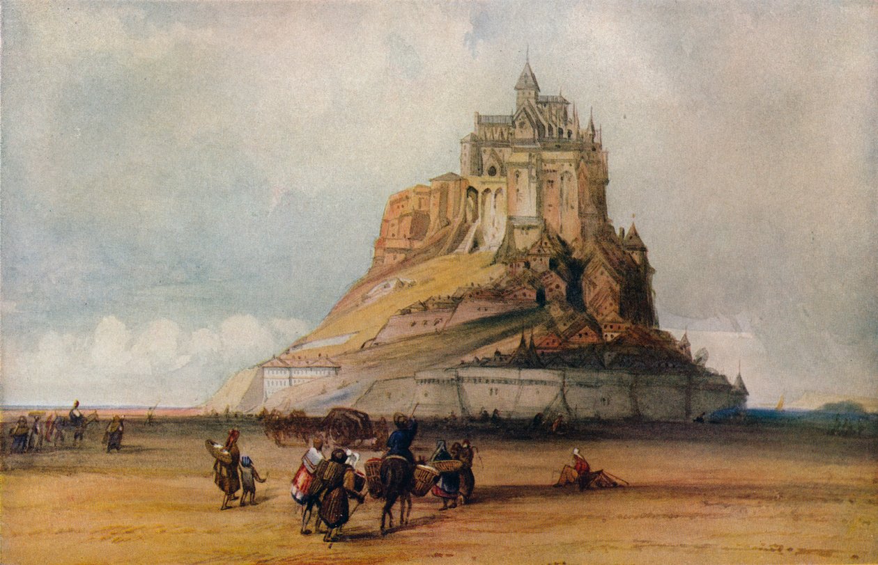 Mont St. Michel, 1861 tekijältä William Callow