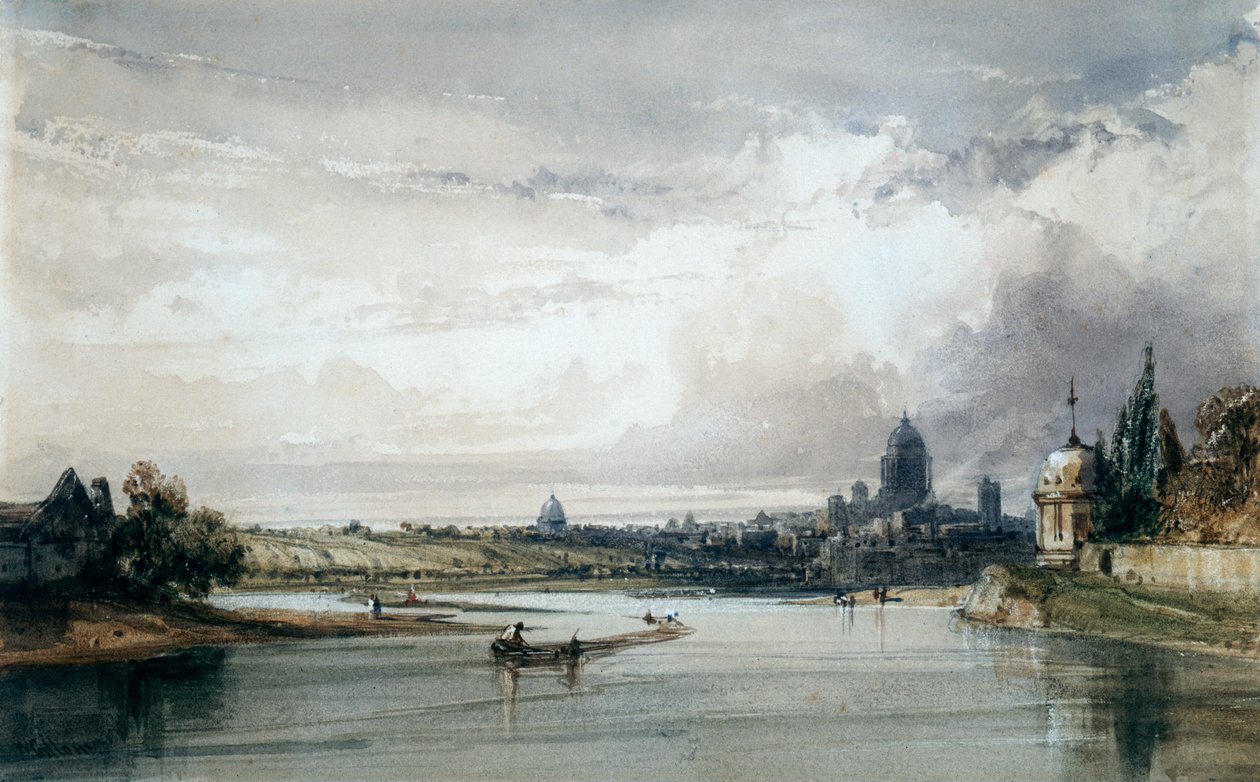 Pariisi kaukaa nähtynä, 1835-1900 tekijältä William Callow