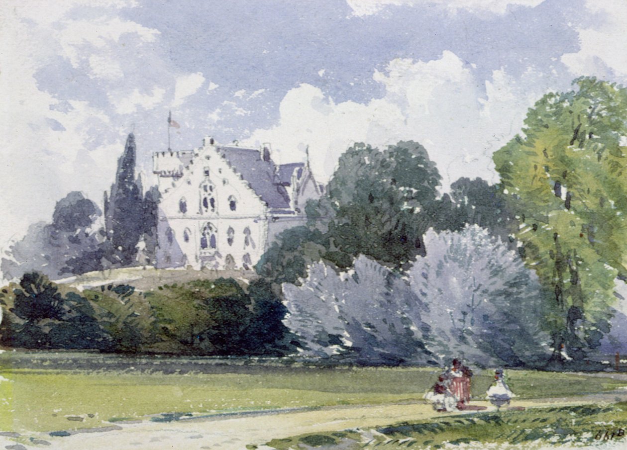 Matkamuistoja Rosenausta, kuningatar Victorian miehen, HRH:n prinssimiehen syntymäpaikasta tekijältä William Callow