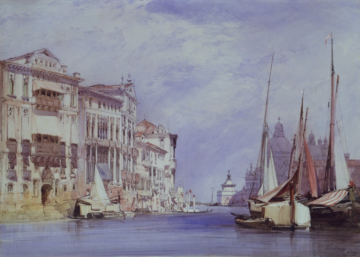 Grand Canal, Venetsia tekijältä William Callow
