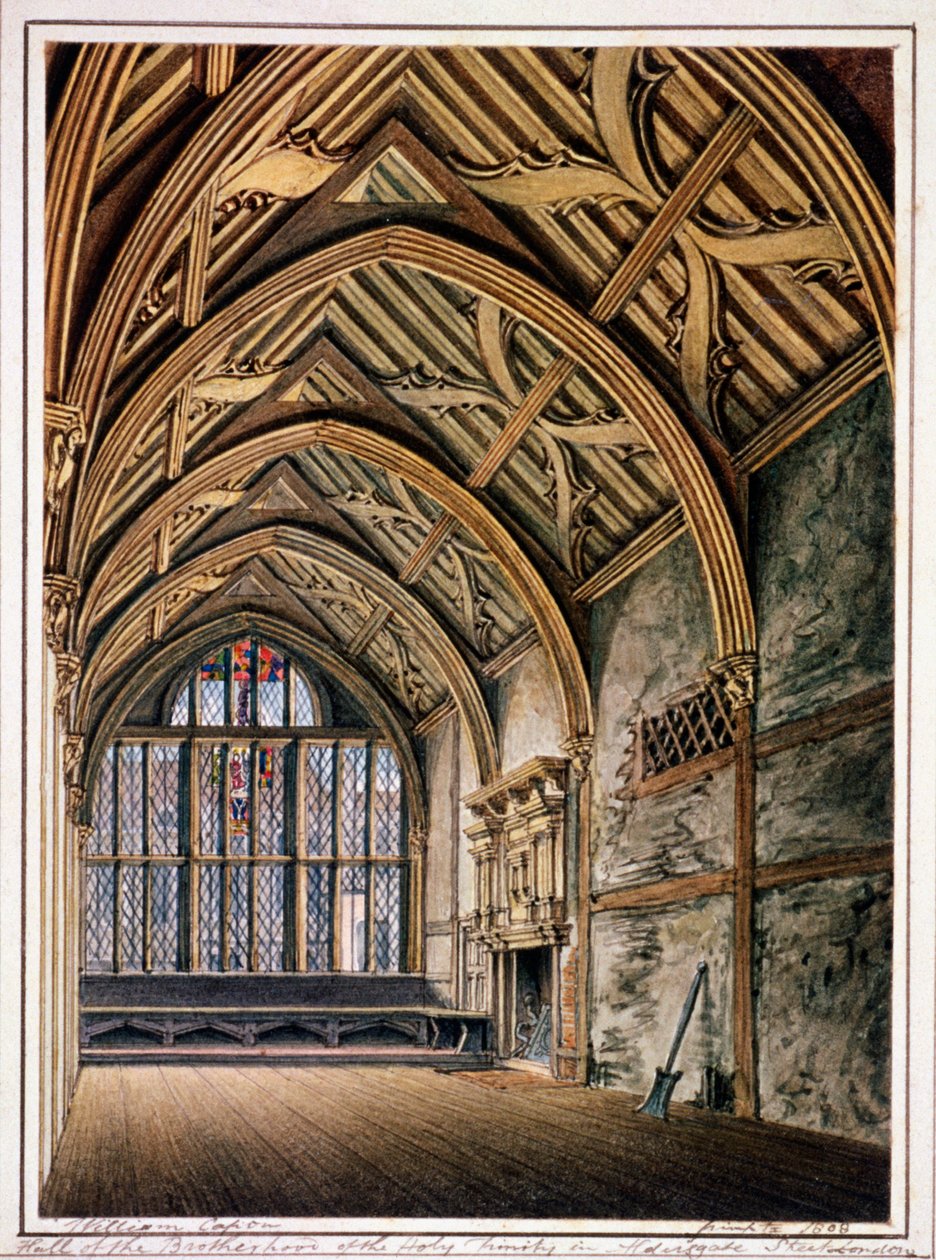 Trinity Hall, Lontoo, 1808 tekijältä William Capon