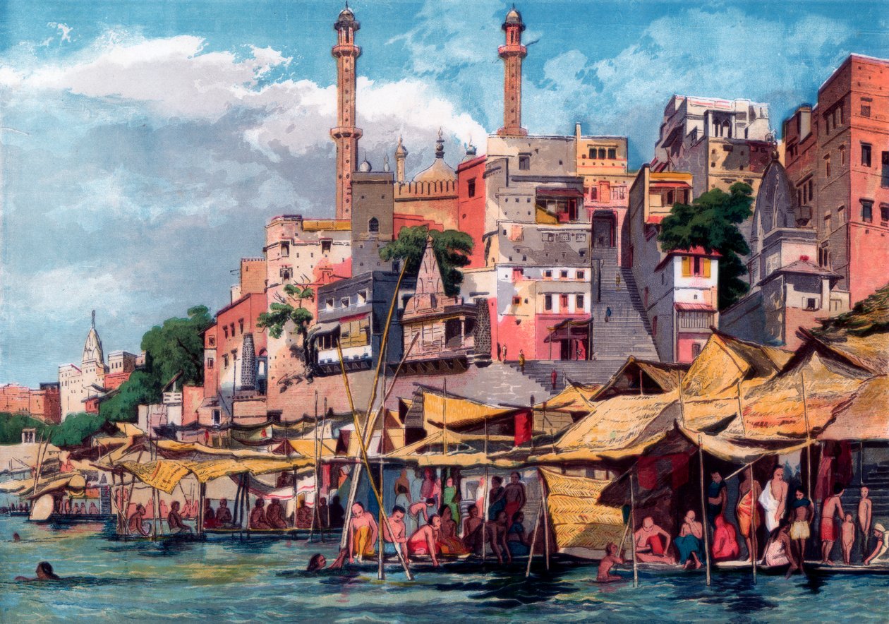 Benares, Intia, 1857. tekijältä William Carpenter