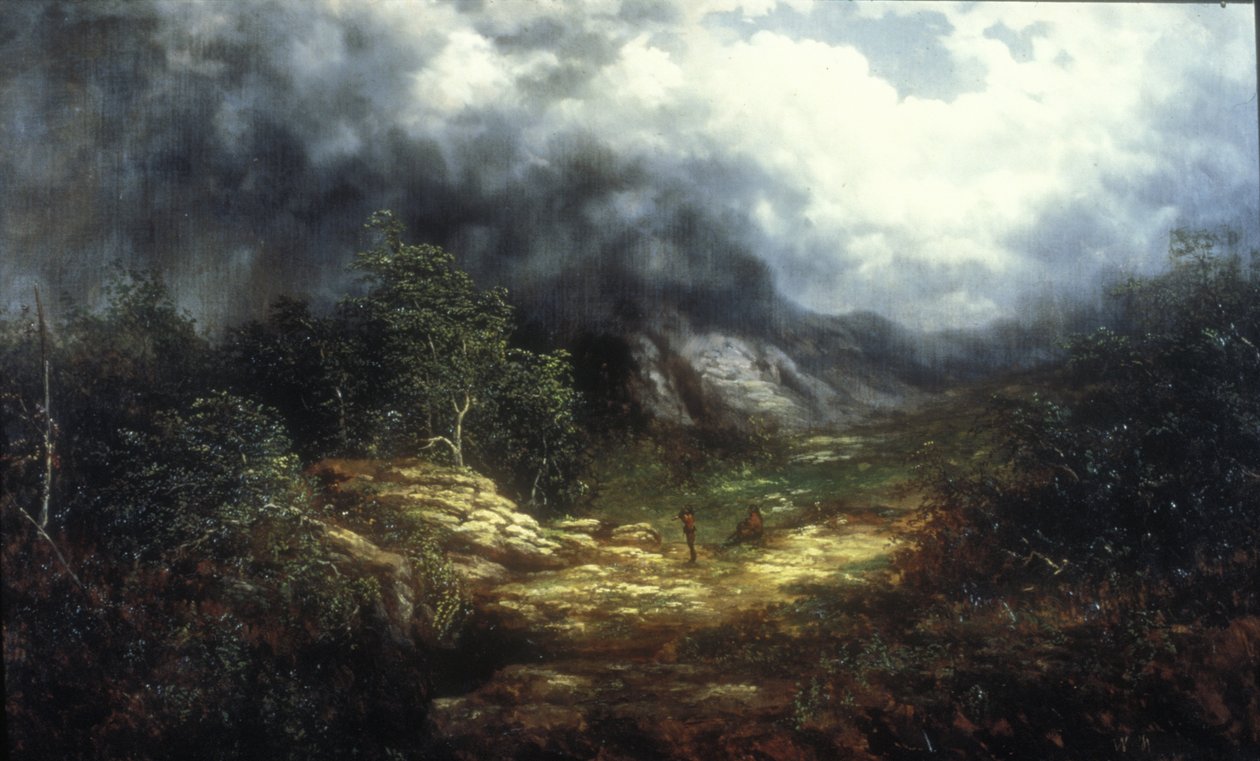 Storm Over the Blue Ridge (öljy kankaalle) tekijältä William Charles Anthony Frerichs