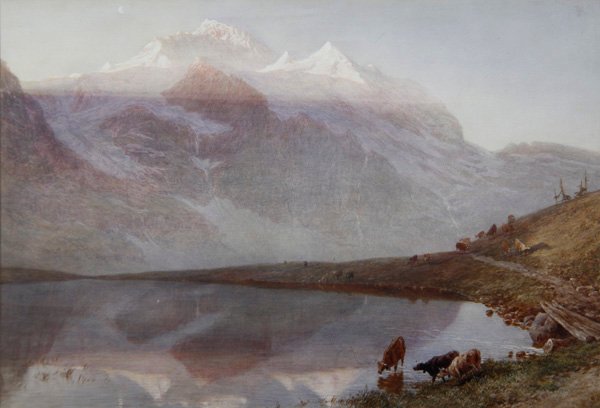 Jungfrau auringonnousussa tekijältä William Collingwood