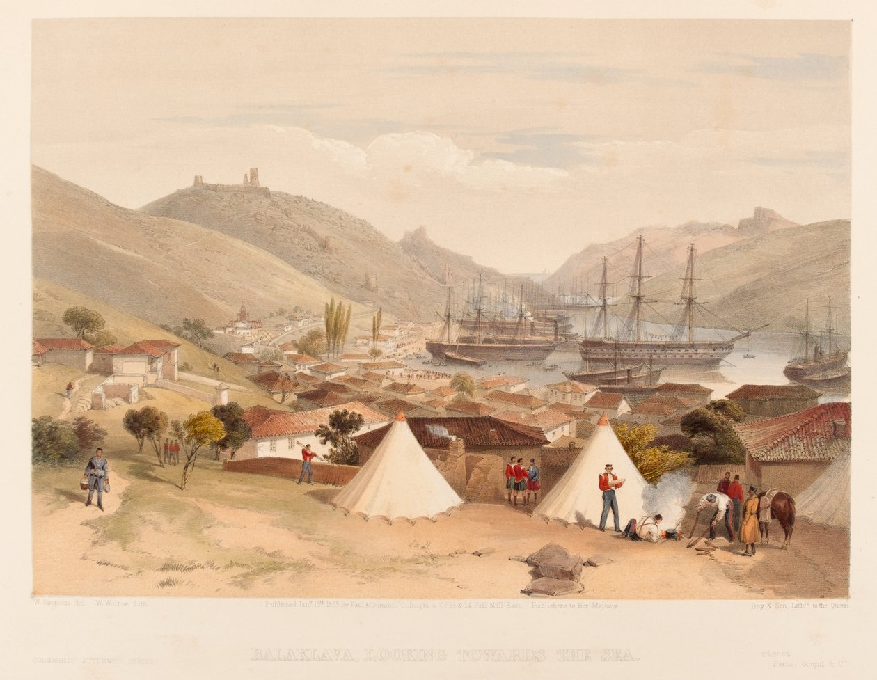 "Balalava katselee merta?", 1855 tekijältä William Crimea Simpson