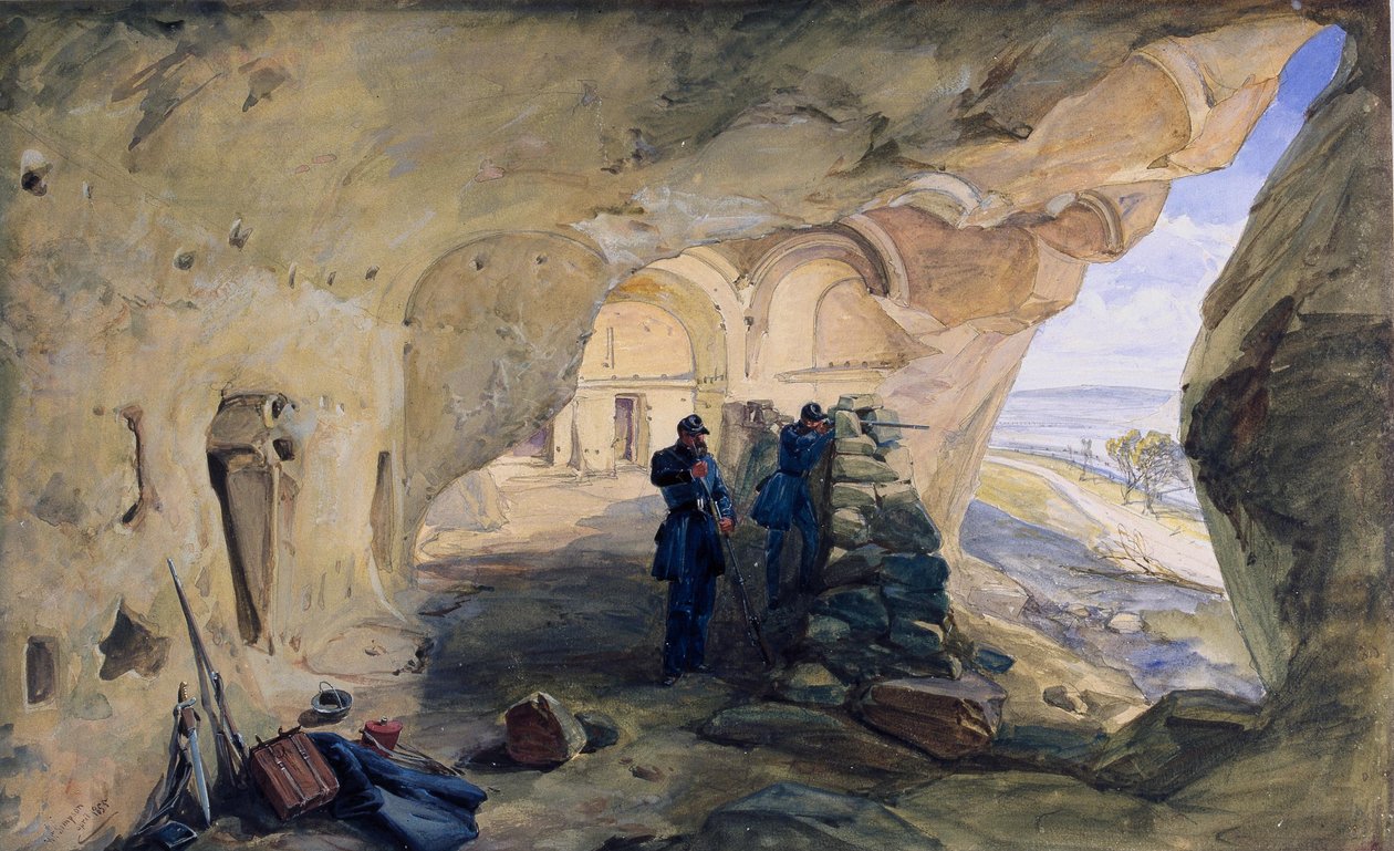 Galleriat Inkermanissa tekijältä William Crimea Simpson