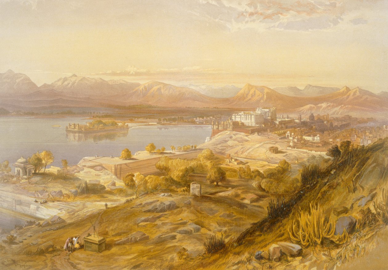 Oodypure, teoksesta "India Ancient and Modern", 1867 tekijältä William Crimea Simpson
