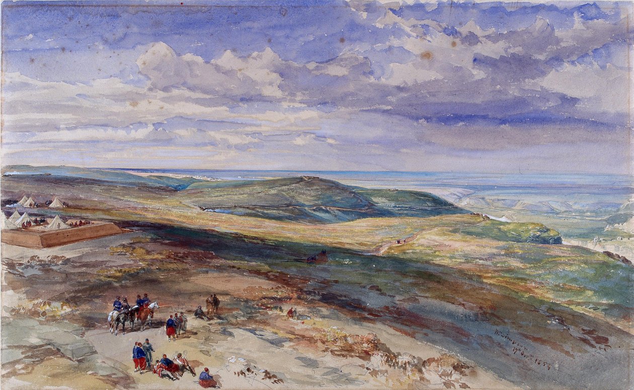 The Field of Inkerman, 17. lokakuuta 1854 tekijältä William Crimea Simpson