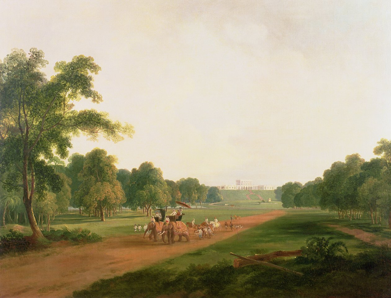 Metsästysjuhlat Intiassa tekijältä William Daniell