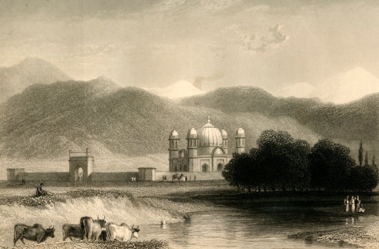 Nujibabadissa, Rohilcundissa, 1835. tekijältä William Daniell